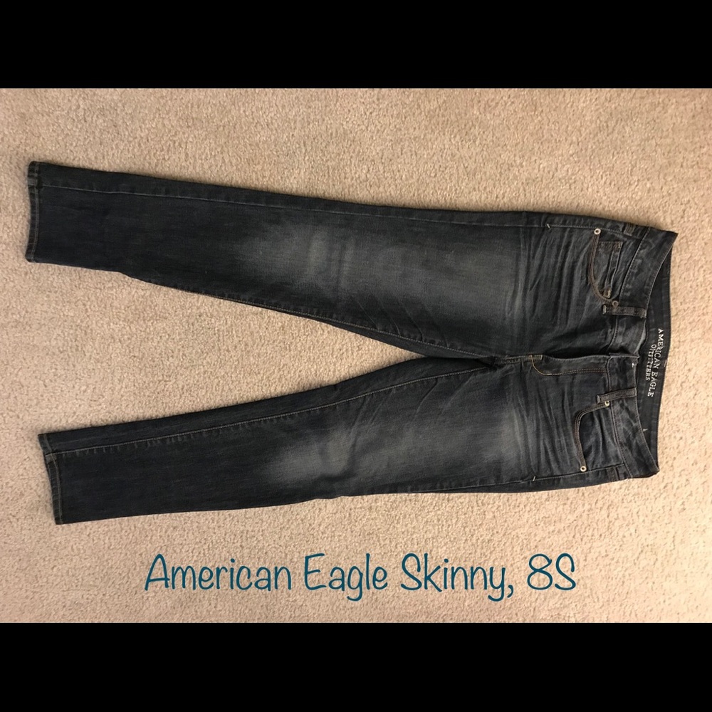 American Eagle Skinny Jeans, Size 8S